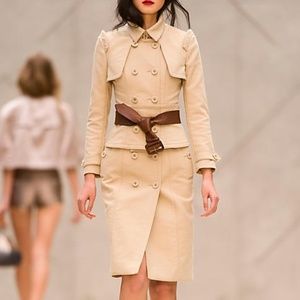 Burberry Prorsum Corset  Trench Coat size IT38/US 2